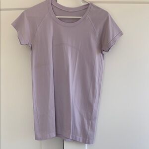 Lululemon Athletica Purple Fitted Short Sleeve Tee